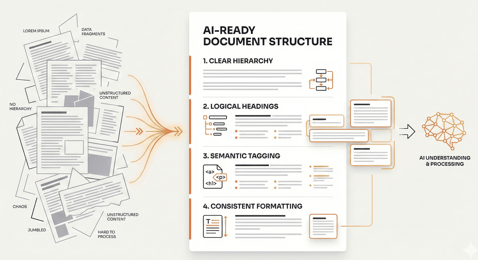 How to Structure Documents So AI Actually Understands Them